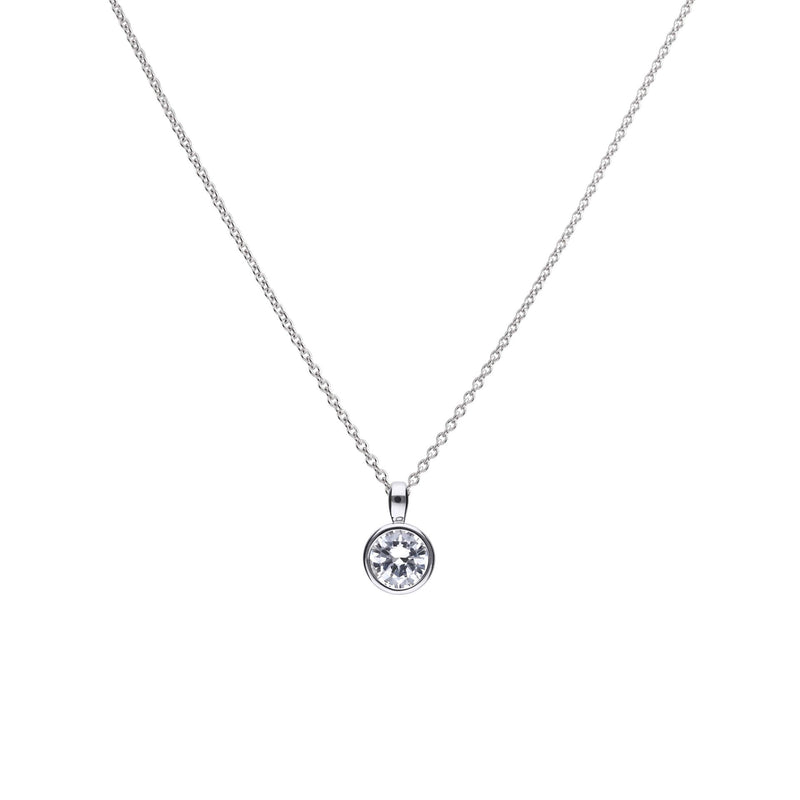 Diamonfire Bezel Set Carat Pendant