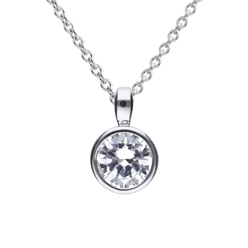 Diamonfire Bezel Set Carat Pendant