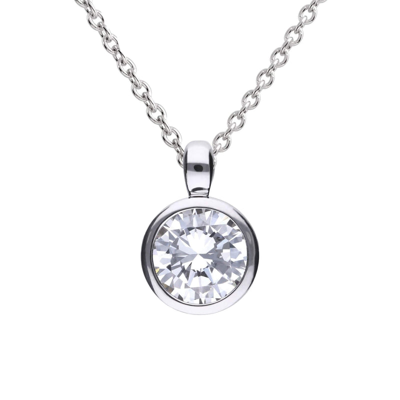 Diamonfire Bezel Set Carat Pendant