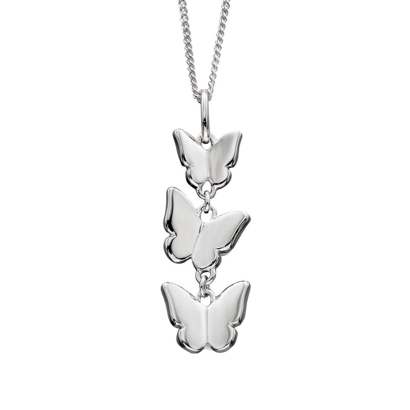 Beginnings Triple Butterfly Pendant