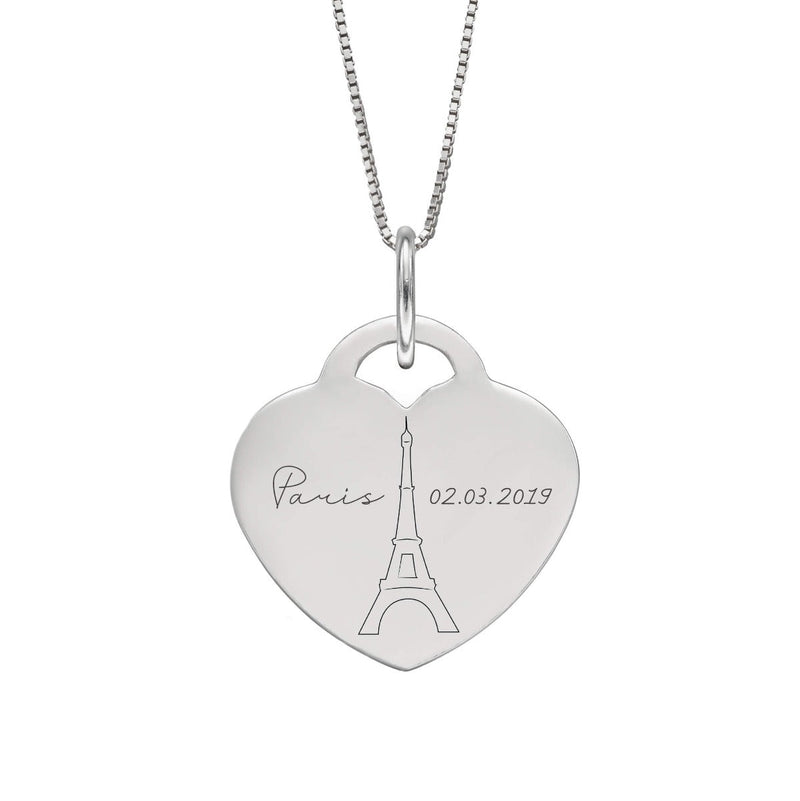 Beginnings Engravable Heart Pendant