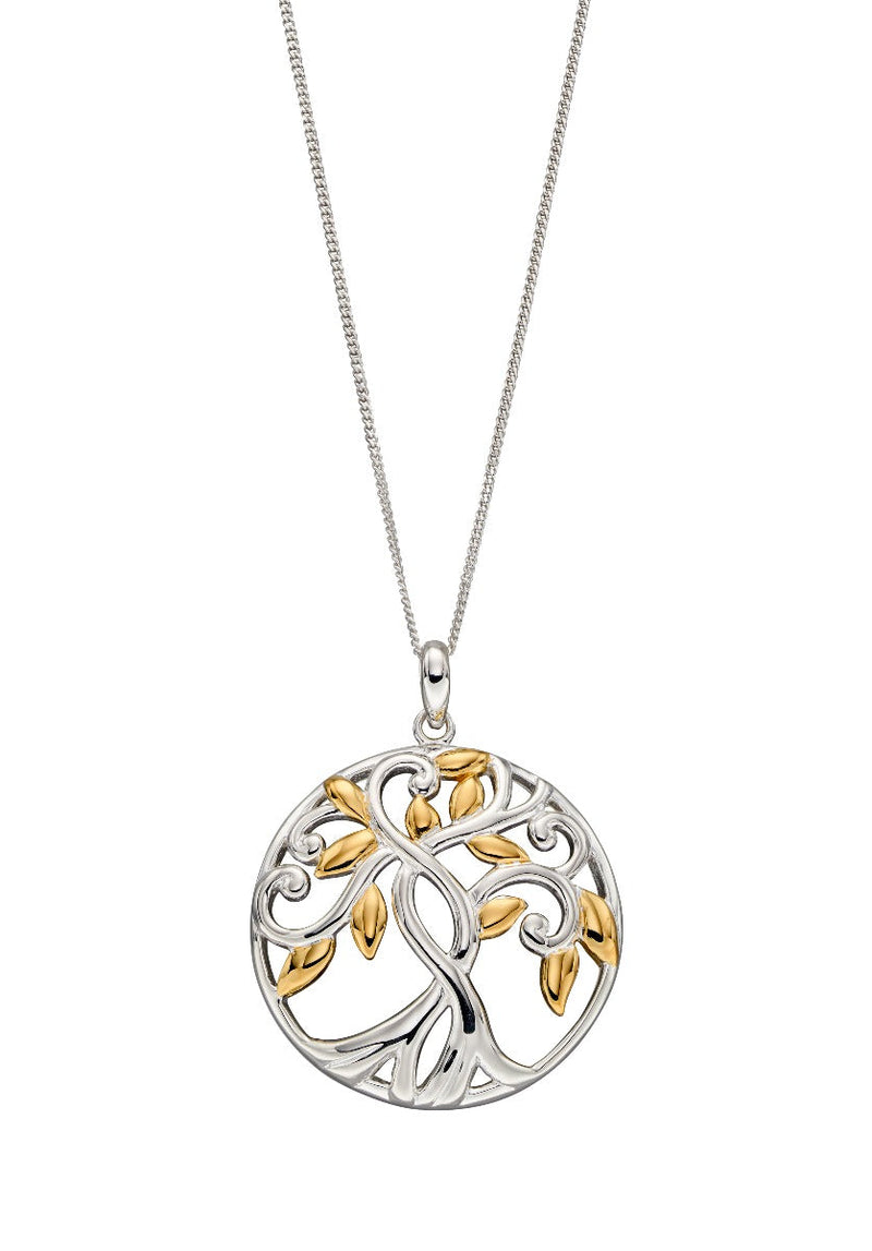 Beginnings Tree of Life Gold Plate Pendant