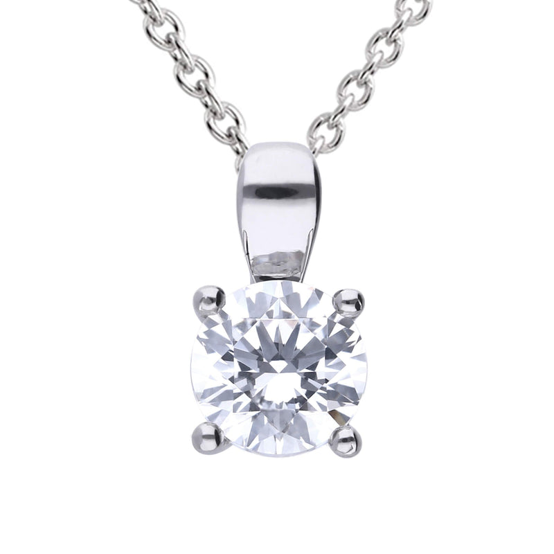 Diamonfire Four Claw Carat Pendant