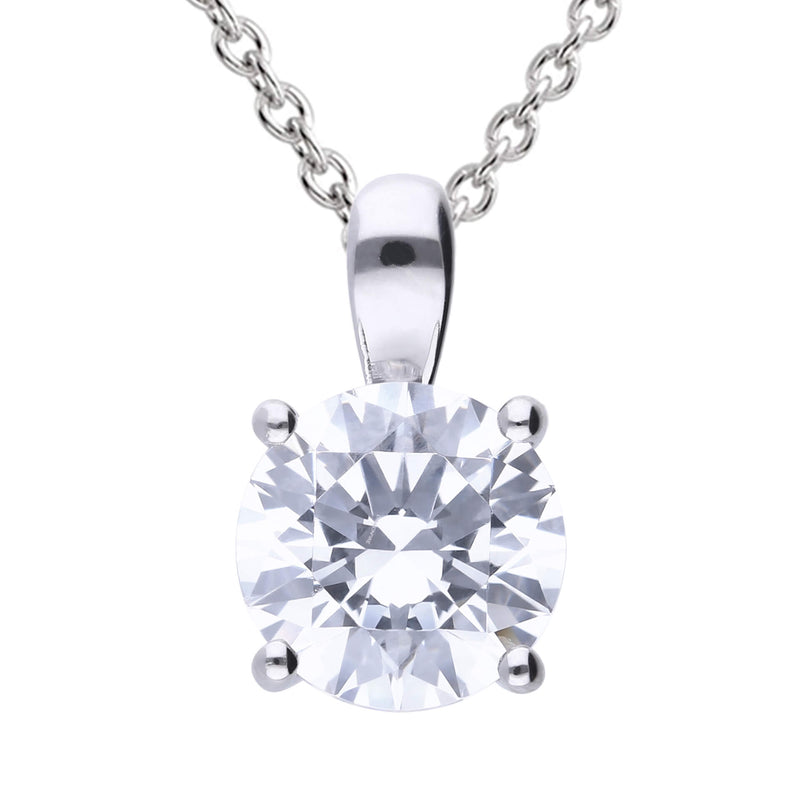 Diamonfire Four Claw Carat Pendant