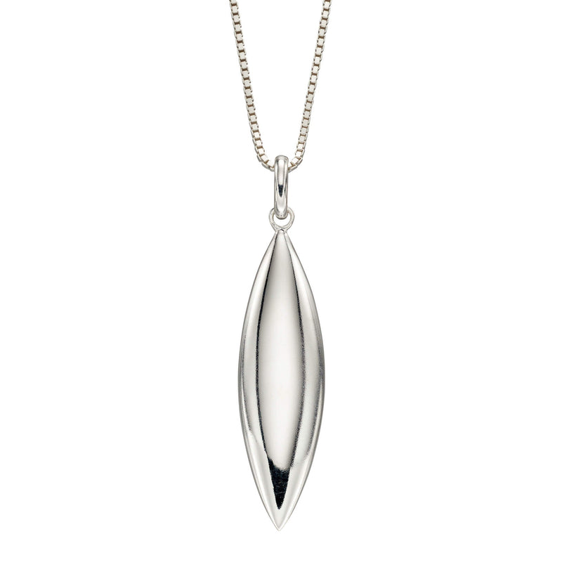 Beginnings Navette Shaped Drop Pendant