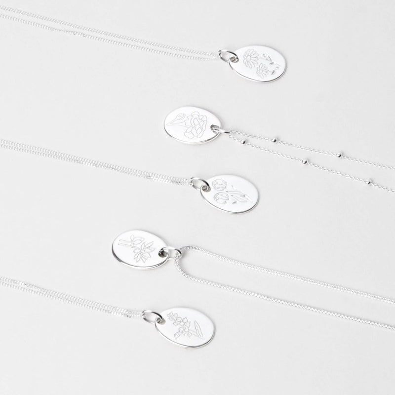 Beginnings Birth Bloom Pendants