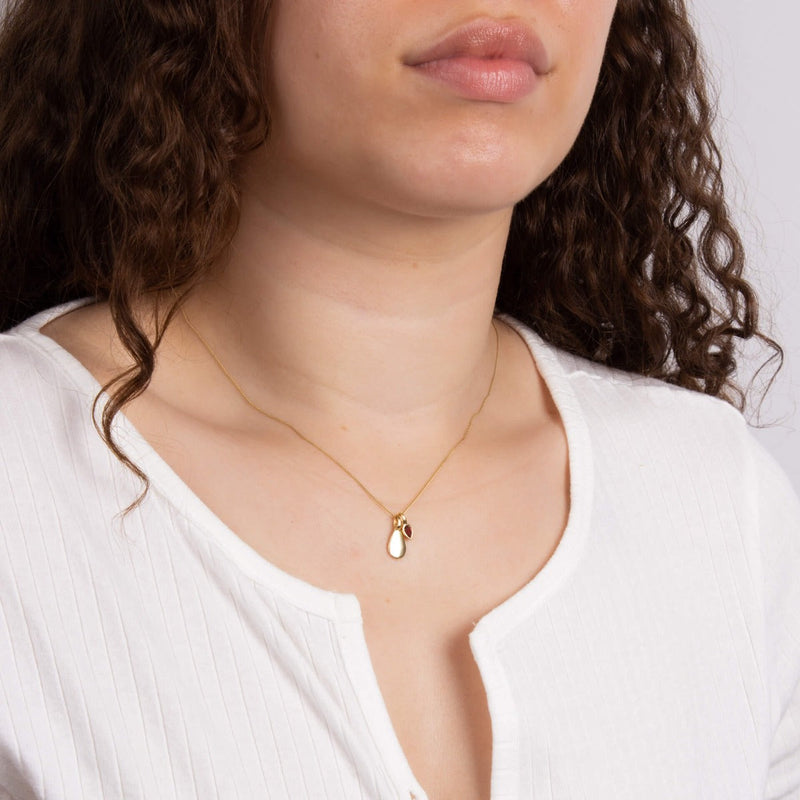Beginnings Semi-Precious Birthstone Necklace
