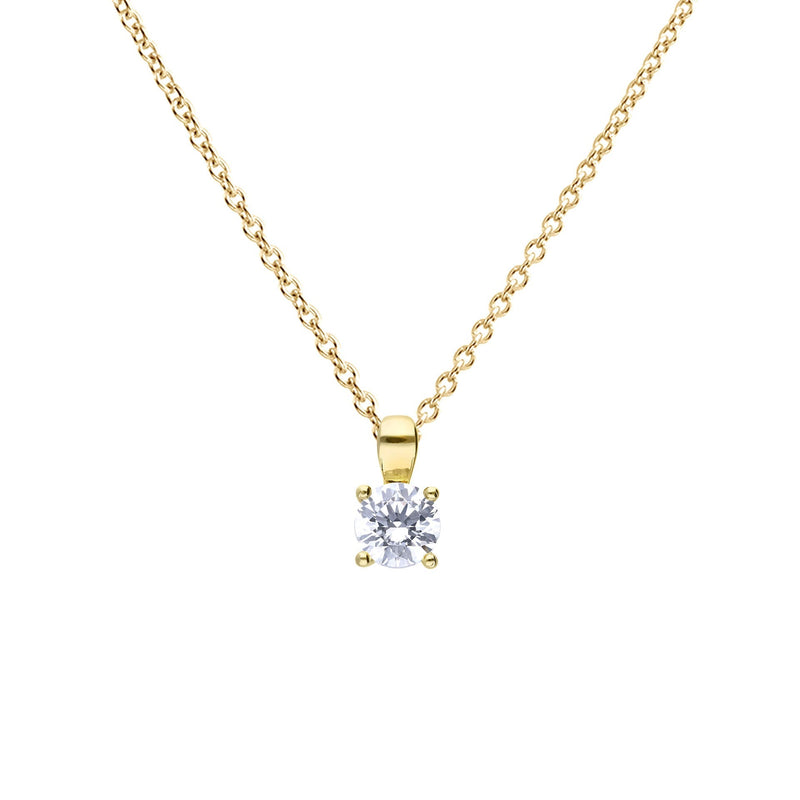 Diamonfire Four Claw Carat Pendant