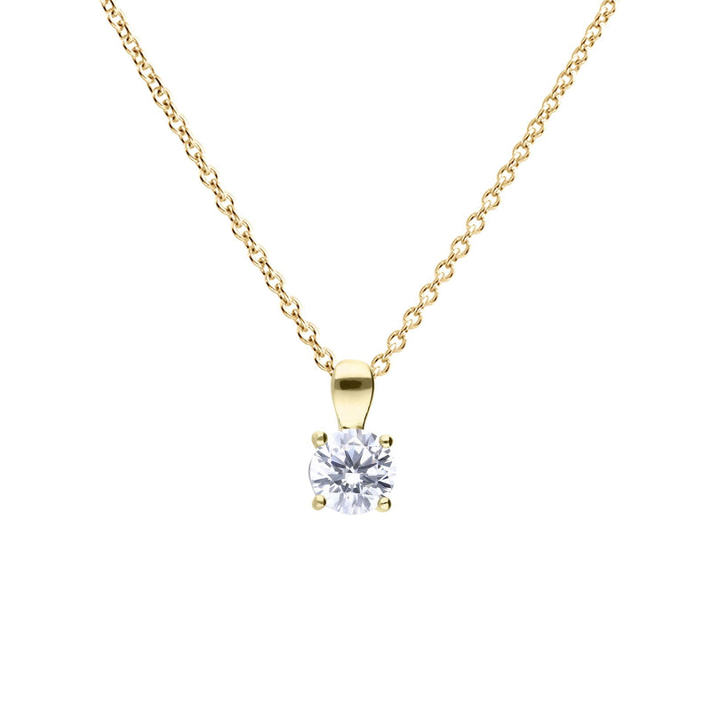 Diamonfire Four Claw Carat Pendant