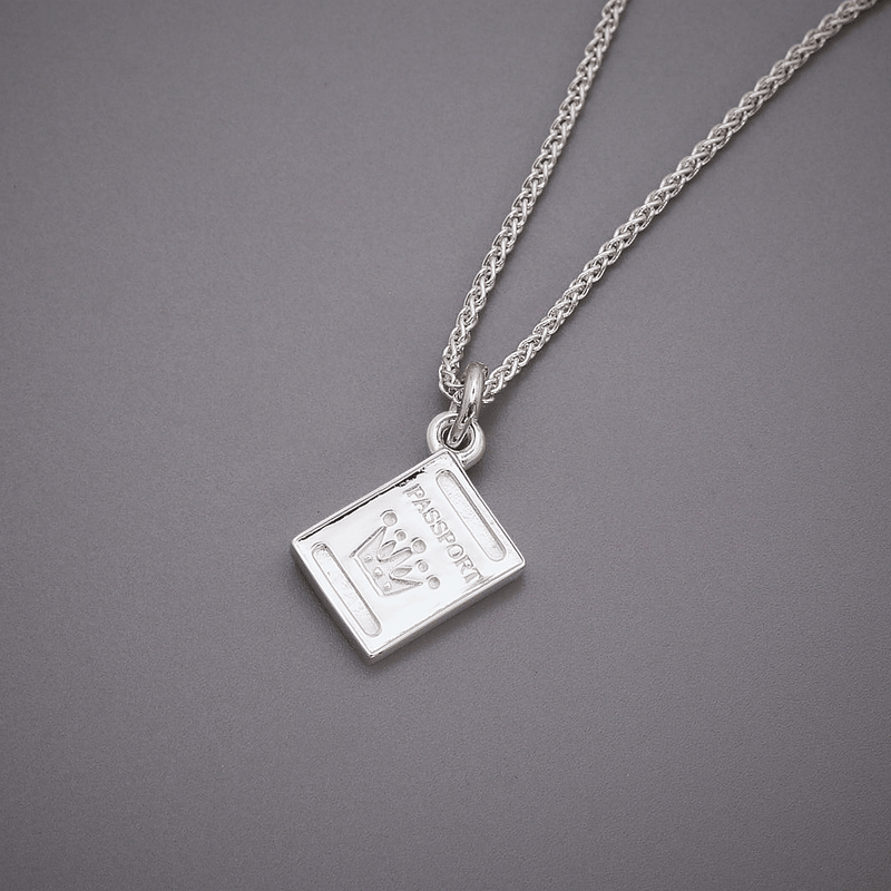 Passport Personalised Silver Charm