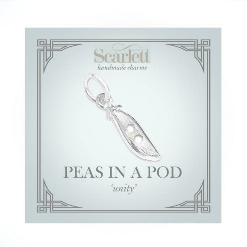 Two Peas In A Pod Silver Charm