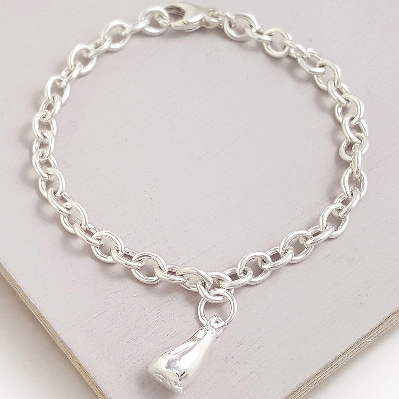 Penguin Silver Charm