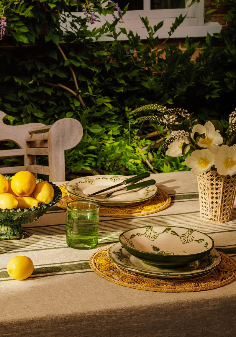 Atlántico Iraca Woven Placemat, Yellow