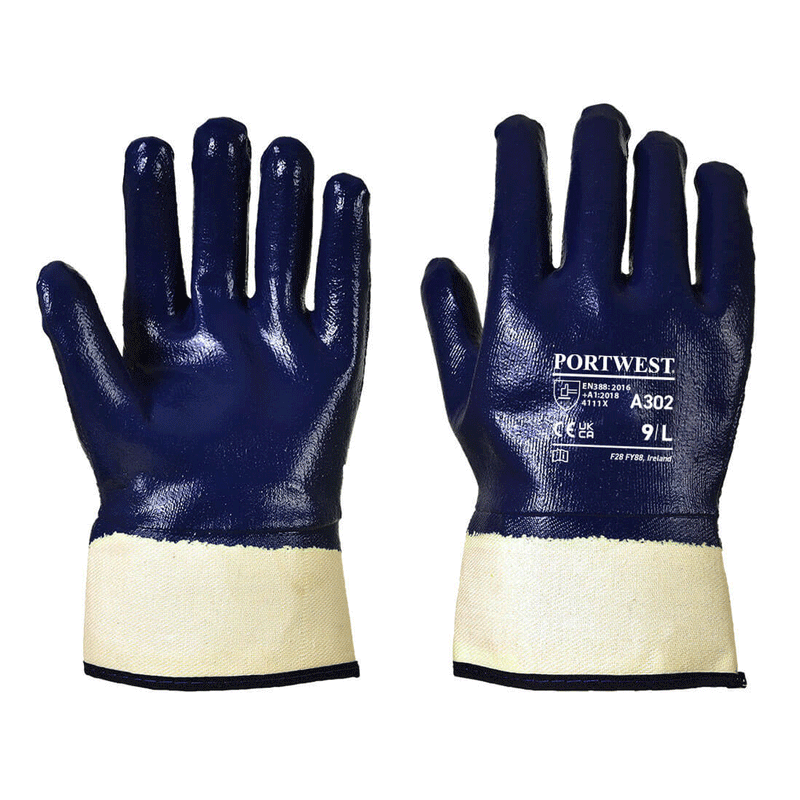Portwest A302 Fully Dipped Nitrile Safety Cuff
