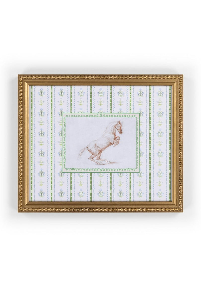 Prancing Beauty Framed Print - Perfect for Nursery & Children's Rooms
