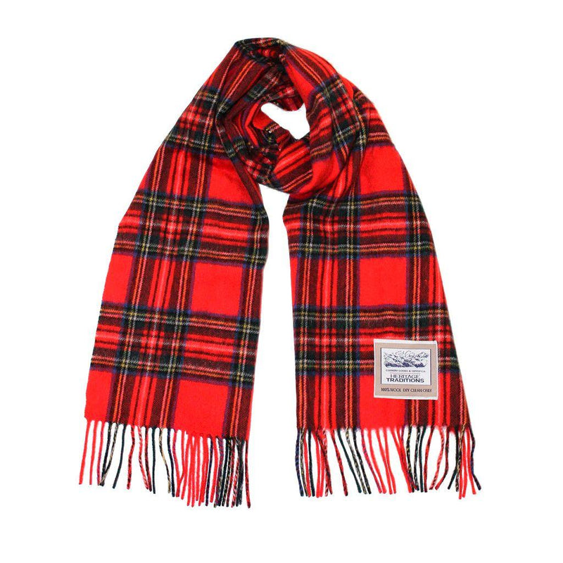 Pure Wool Tartan Scarf