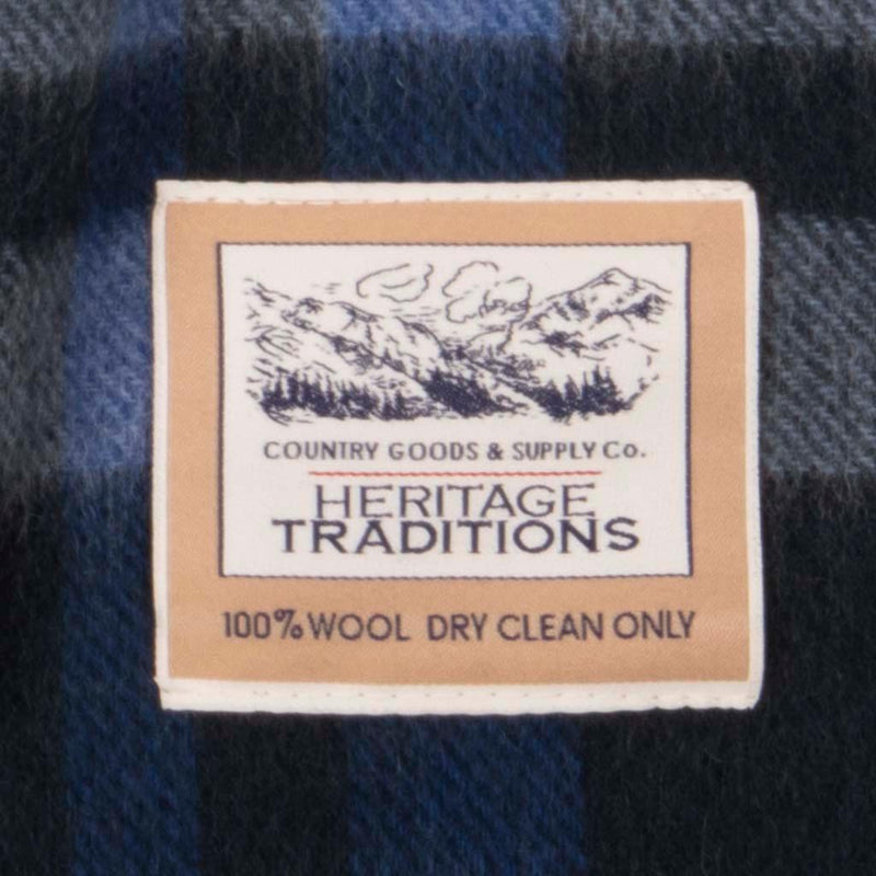 Pure Wool Check Scarf