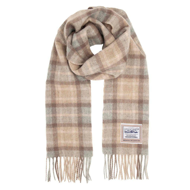 Pure Wool Tartan Scarf