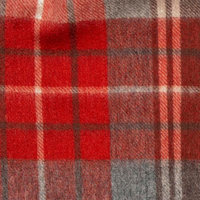 Pure Wool Check Scarf