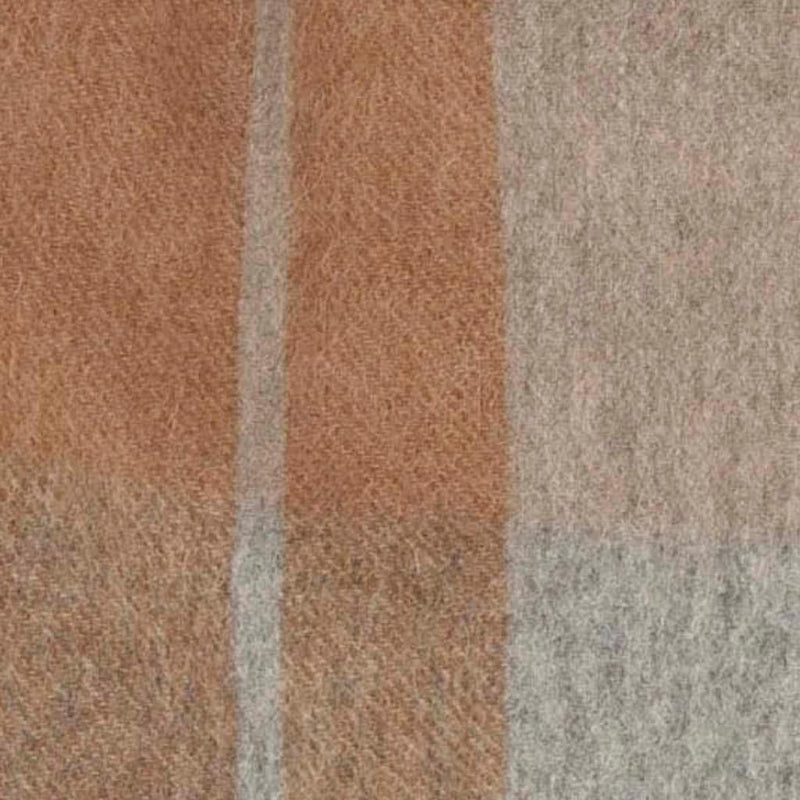 Pure Wool Check Scarf