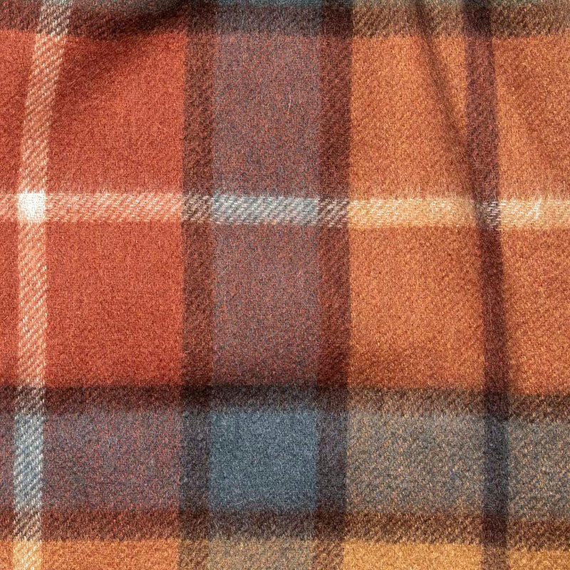 Pure Wool Check Scarf