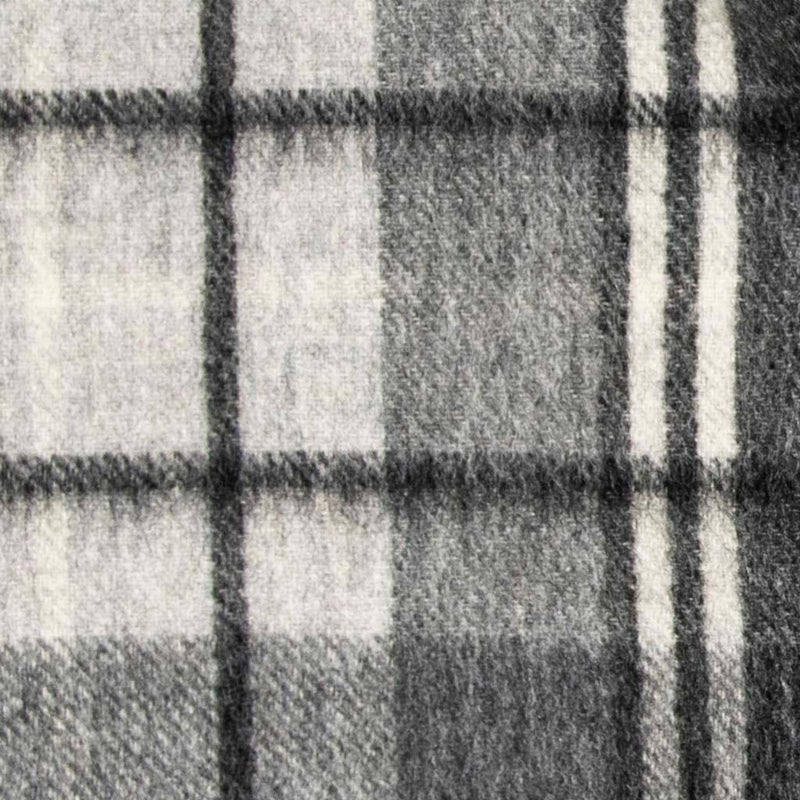 Pure Wool Check Scarf