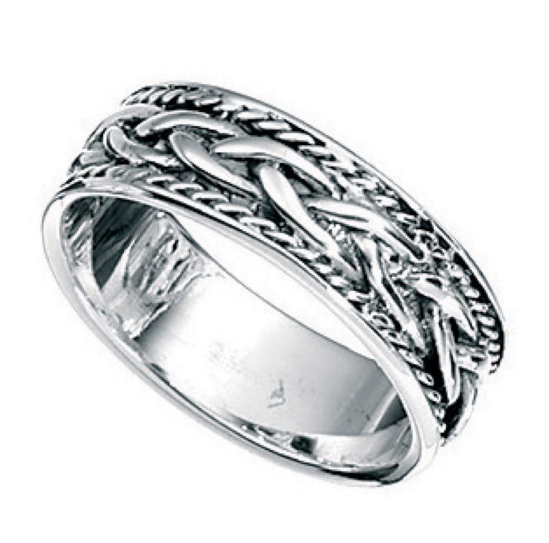 Beginnings Plaited Design Band Ring