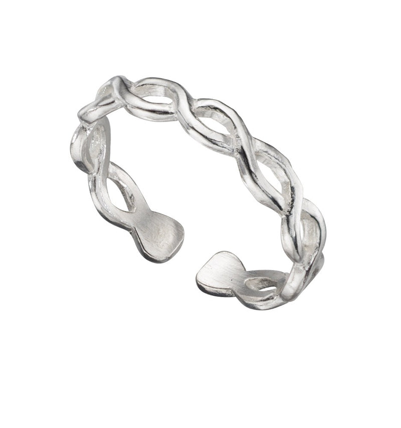 Beginnings Open Twist Toe Ring
