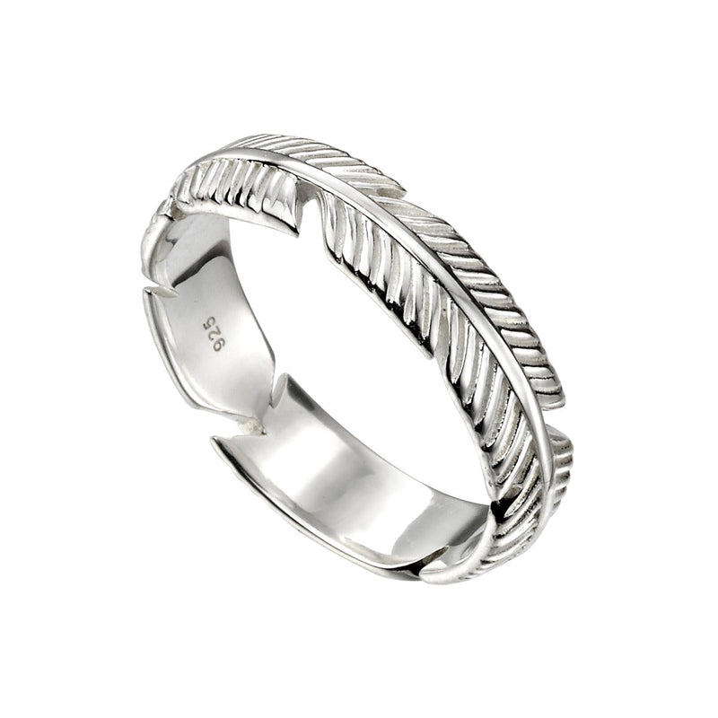 Beginnings Feather Band Ring