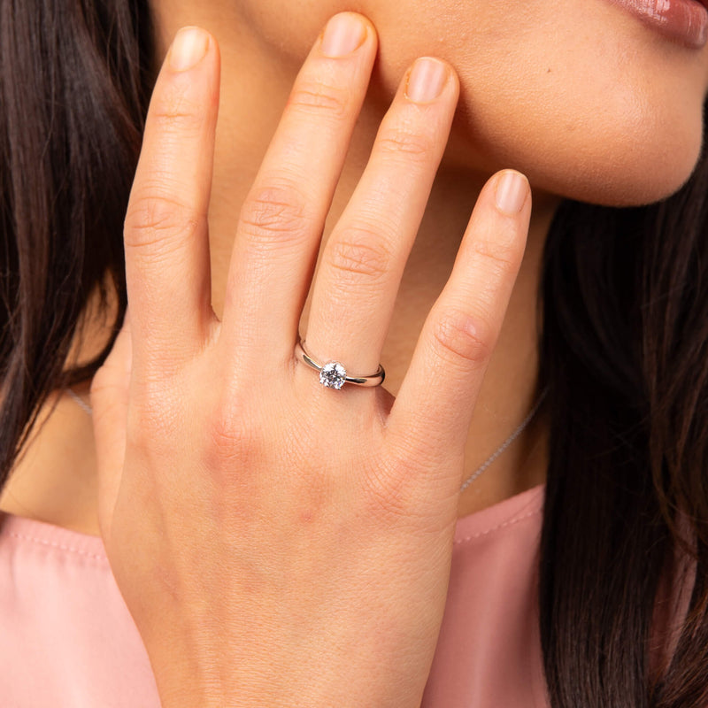 Diamonfire Four Claw Carat Ring