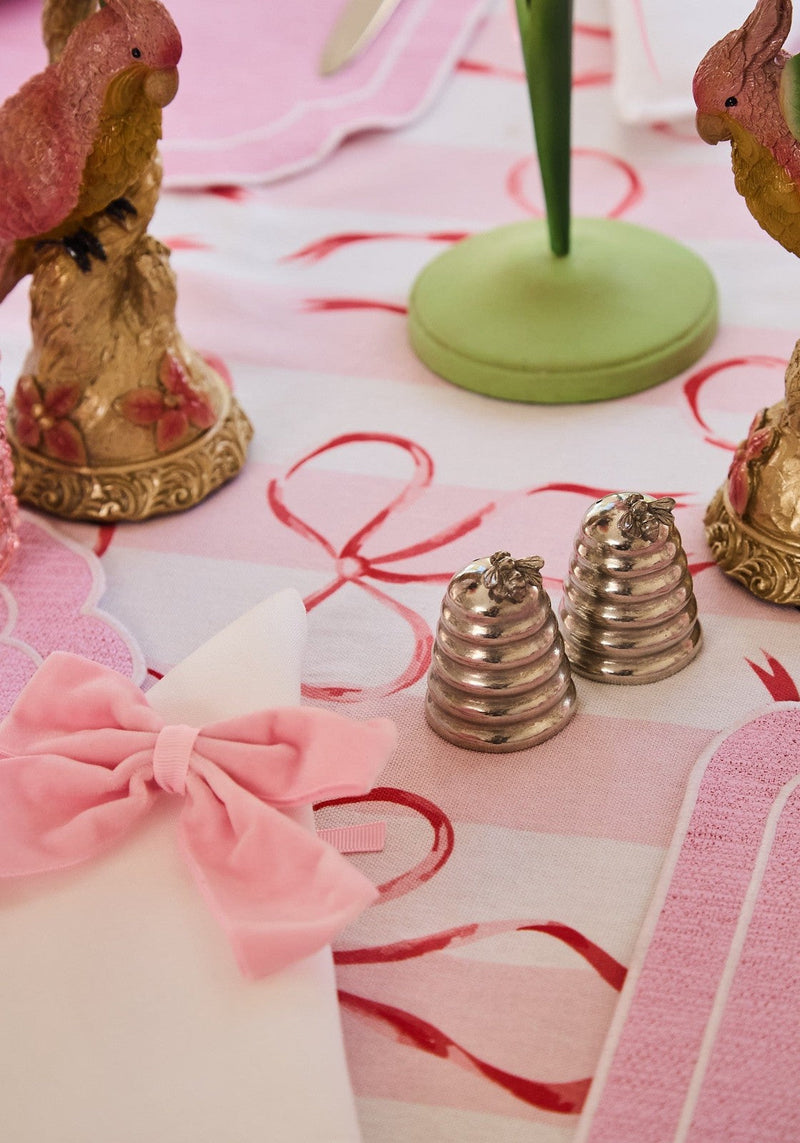 Pewter Bee Hive Harvest Salt and Pepper Shaker