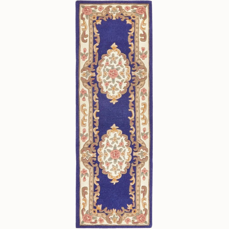 Shensi Navy Medallion Rug