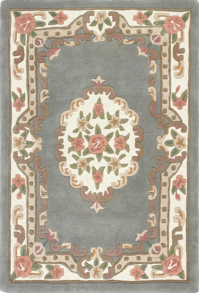 Shensi Grey Medallion Rug