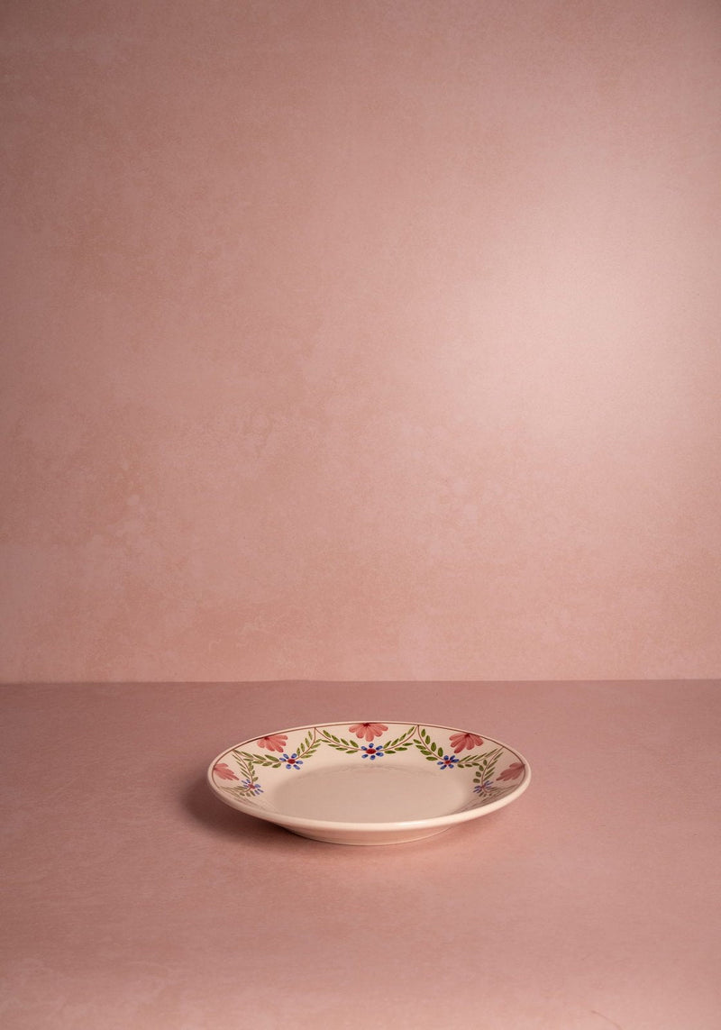 Camilla Side Plate, Green Garland