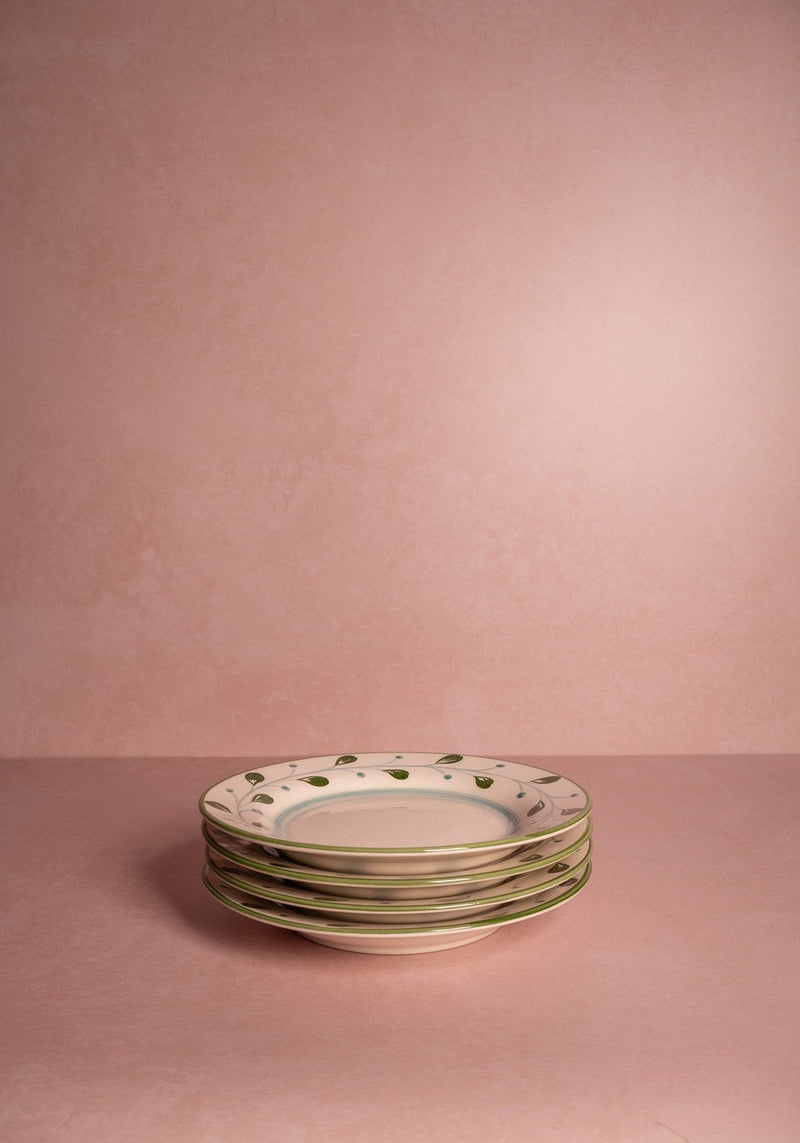 Cordelia Side Plate, Green