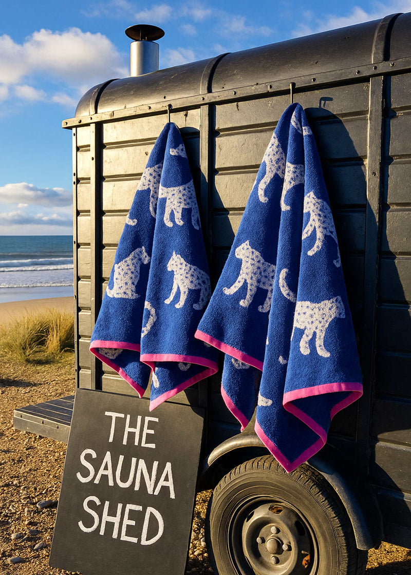 Snow Leopards Organic Cotton Towels