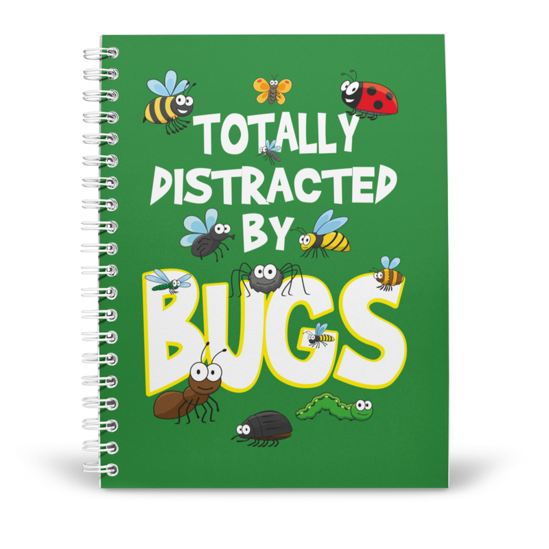 Totally Distracted by BUGS Notebook A5