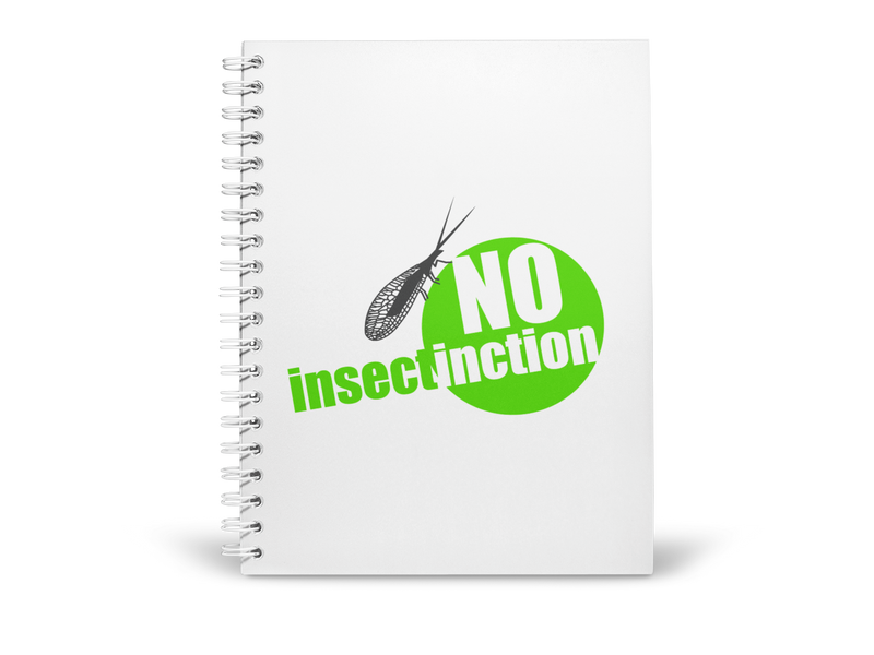No insectinction Notebook A5