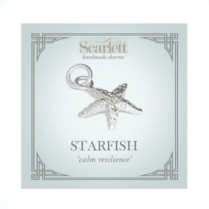 Starfish Silver Charm
