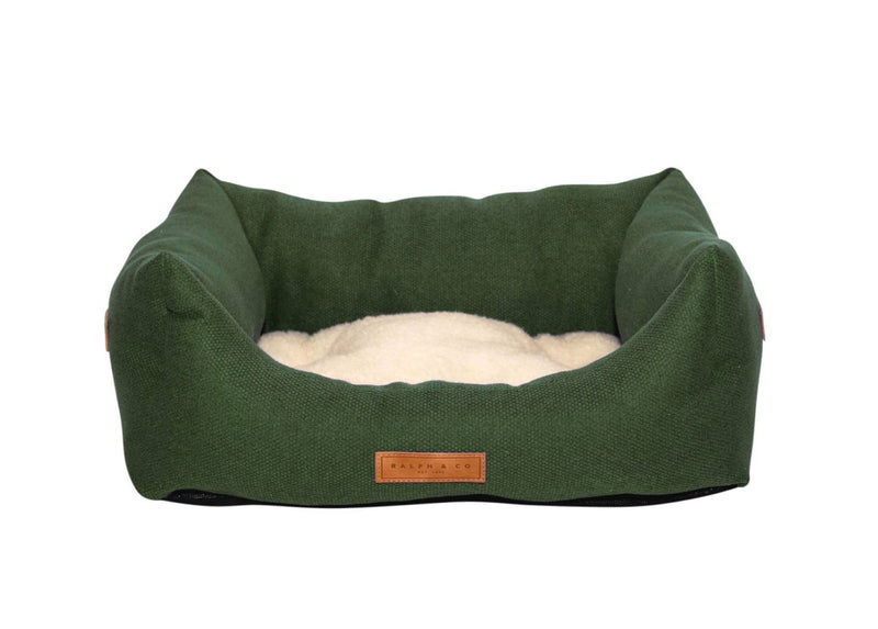 THE RICHMOND | LUXURY GREEN BOLSTER DOG BED