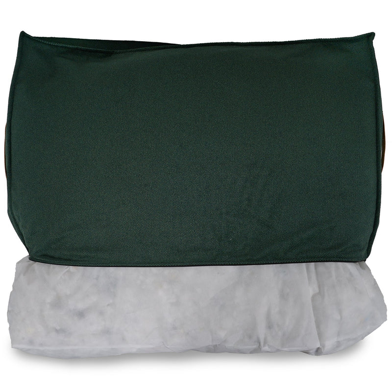 THE RICHMOND | LUXURY GREEN FLAT PILLOW DOG BED