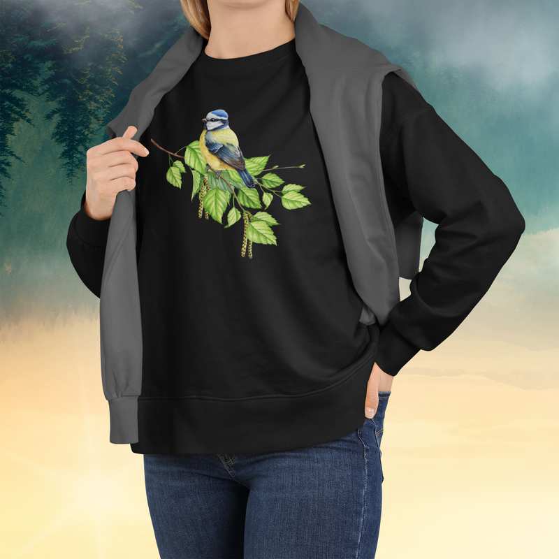 Blue Tit Organic Sweatshirt