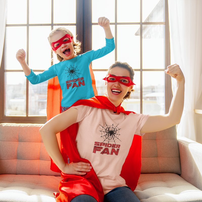 SPIDER FAN T-shirt for Adults and kids