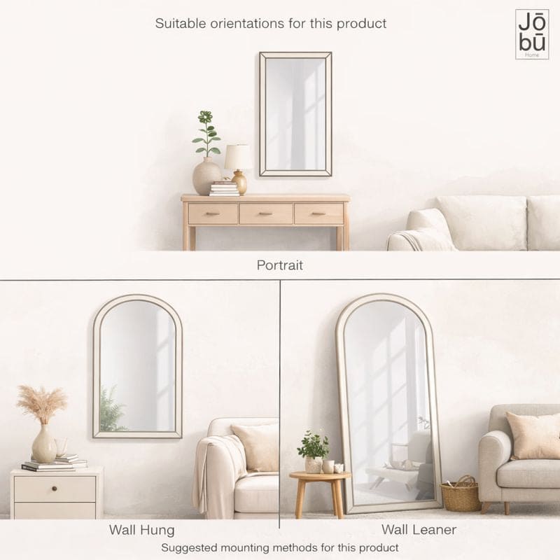Tomi - Gold Metal Arched Lattice Window Mirror - 95cm x 120cm.