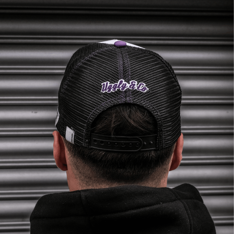 Purple Diamond Trucker Hat x JDM Racing