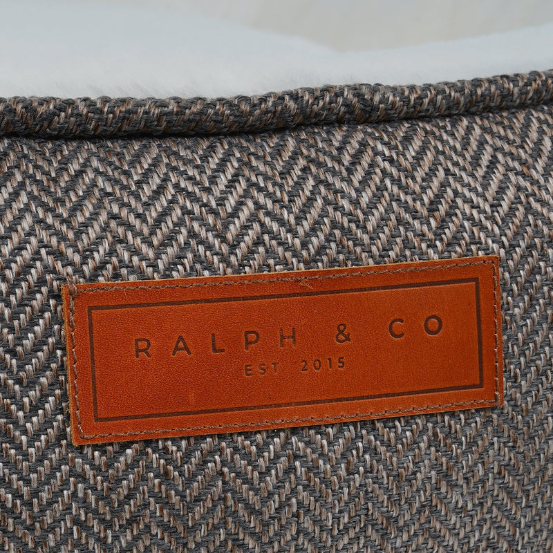THE LINCOLN | LUXURY TWEED CALMING DONUT DOG BED