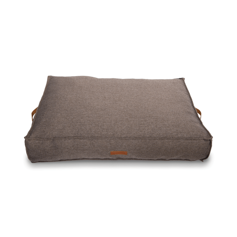 THE LINCOLN | LUXURY TWEED FLAT PILLOW DOG BED