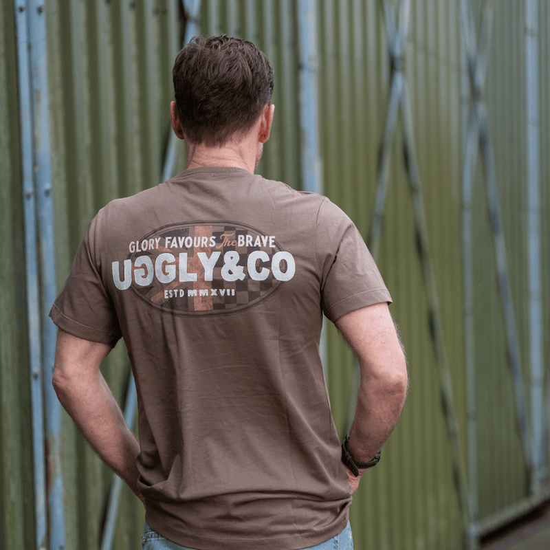 Brown Union Jack Tee
