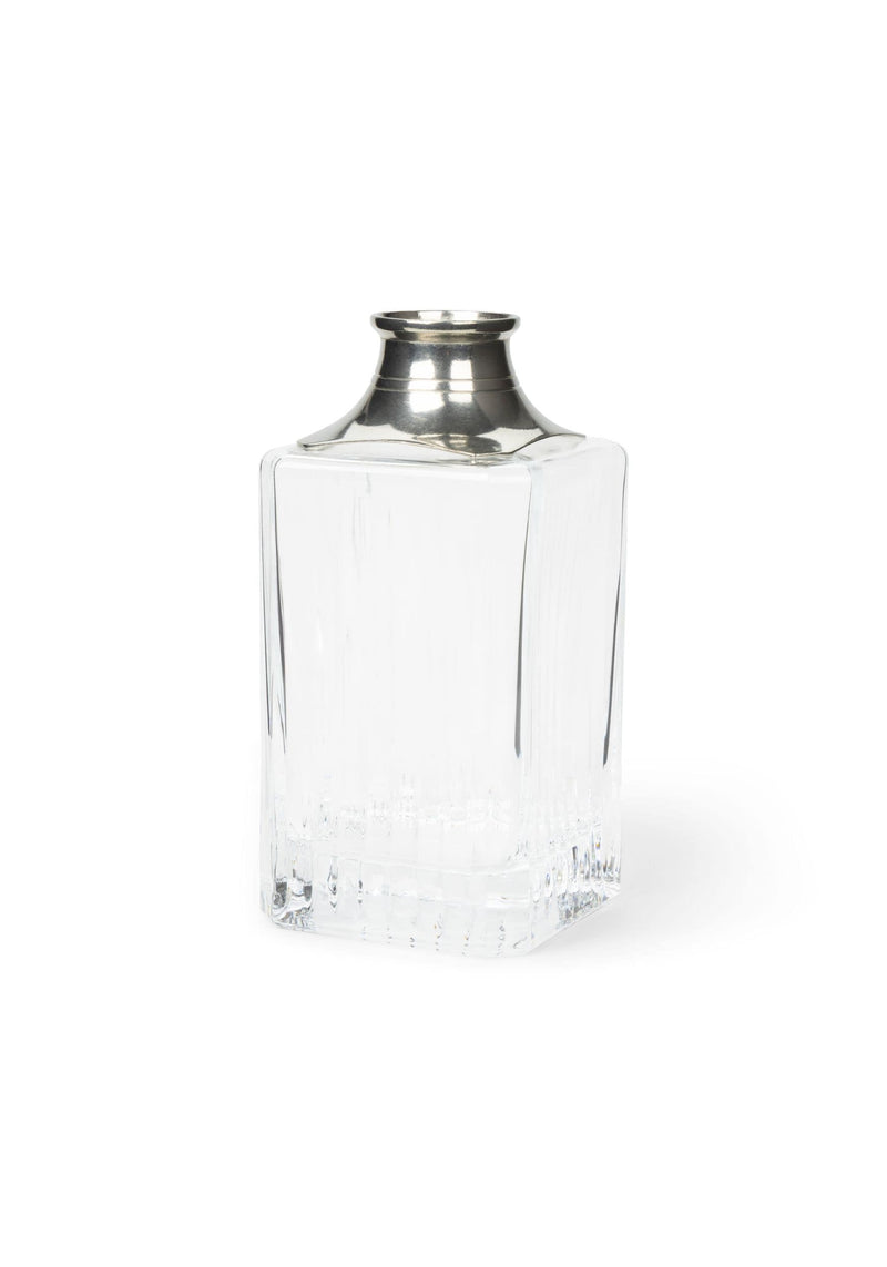 Silver Crest Crystal Decanter