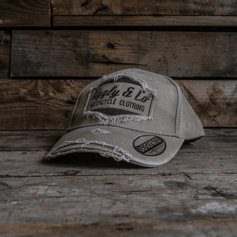 Beige Diamond Vintage Baseball Cap